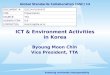 Fostering worldwide interoperability ICT & Environment Activities in Korea Byoung Moon Chin Vice President, TTA Global Standards Collaboration (GSC) 14