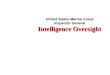 United States Marine Corps Inspector General Intelligence Oversight