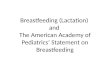Breastfeeding (Lactation) and The American Academy of Pediatrics’ Statement on Breastfeeding