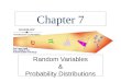 Chapter 7 Random Variables & Probability Distributions