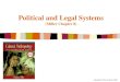 Copyright © Allyn & Bacon 2008 Political and Legal Systems (Miller Chapter 8)
