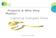 Lea Symonds June 2007 Projects & Why they Matter: Capturing Intangible Value