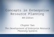 Concepts in Enterprise Resource Planning 4th Edition Chapter Two The Development of Enterprise Resource Planning Systems 1Concepts in Enterprise Resource