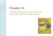 Chapter 15 The Biological Basis of Affective Disorders and Schizophrenia