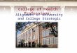 College of Health Professions: Alignment of University and College Strategic Initiatives