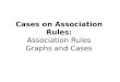 Cases on Association Rules: Association Rules Graphs and Cases
