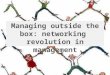 1 TECI Managing outside the box: networking revolution in management