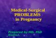 Medical-Surgical PROBLEMS in Pregnancy Prepared by MD, PhD Kuziv I