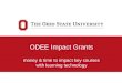 ODEE Impact Grants money & time to impact key courses with learning technology