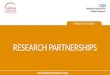 PATIENTS IN RESEARCH  RESEARCH PARTNERSHIPS