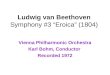 Ludwig van Beethoven Symphony #3 “Eroica” (1804) Vienna Philharmonic Orchestra Karl Bohm, Conductor Recorded 1972