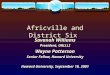 Africville and District Six Savanah Williams President, URLLLI Wayne Patterson Senior Fellow, Howard University Howard University, September 18, 2001