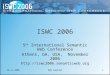 16.11.2006KEG seminar1 ISWC 2006 5 th International Semantic Web Conference Athens, GA, USA, November 2006 