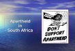 Apartheid in South Africa. What is apartheid? Apartheid means-separate or apart. Apartheid means-separate or apart. Apartheid was a system of segregation