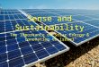 Sense and Sustainability The Importance of Solar Energy & Innovation to Israel