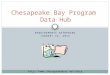 Http:// REQUIREMENTS GATHERING JANUARY 16, 2013 Chesapeake Bay Program Data Hub