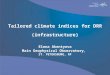 Tailored climate indices for DRR (infrastructure) Elena Akentyeva Main Geophysical Observatory, ST. PETERSBURG, RF