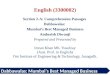 Dabbawalas: Mumbai’s Best Managed Business English (3300002) Section 2-A: Comprehension Passages Dabbawalas: Mumbai’s Best Managed Business Amberish Diwanji