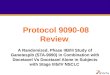 Protocol 9090-08 Review A Randomized, Phase IIB/III Study of Ganetespib (STA-9090) in Combination with Docetaxel Vs Docetaxel Alone in Subjects with Stage