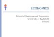 ECONOMICS School of Business and Economics University of Jyväskylä Finland