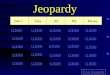 Jeopardy Don’tTake All My Money Q $100 Q $200 Q $300 Q $400 Q $500 Q $100 Q $200 Q $300 Q $400 Q $500 Final Jeopardy