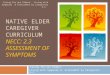 NATIVE ELDER CAREGIVER CURRICULUM NECC: 2.3 ASSESSMENT OF SYMPTOMS Caring for our Elders: Living with Symptoms & Assessment by Caregivers 2.3 Caring for
