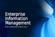 Enterprise Information Management WITH SHAREPOINT SERVER 2013