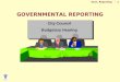 Govt. Reporting - 1 GOVERNMENTAL REPORTING City Council Budgetary Hearing