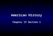 American History Chapter 15 Section 1 The Industrial Revolution Industry is any business activity including manufacturing, trade, agriculture and transportation