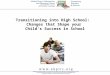 Transitioning into High School: Changes that Shape your Child’s Success in School