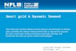 Smart grid & Dynamic Demand The Centre for Carbon Measurement reduces uncertainties in climate data, provides the robust measurement that is required to