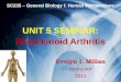 UNIT 5 SEMINAR: Rheumatoid Arthritis Evelyn I. Milian Instructor 2011 SC235 – General Biology I: Human Perspectives