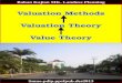 Bahan Kajian MK. Landuse Planning Valuation Methods Valuation Theory Value Theory Smno.pdip.ppsfpub.des2013