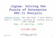 2006/12/04NTU/nslab1 Jigsaw: Solving the Puzzle of Enterprise 802.11 Analysis YuChung ChengYuChung Cheng, John Bellardo, P´eter Benk¨o Alex C. Snoeren,