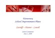 Elementary School Improvement Plans Cunniff – Hosmer - Lowell School Committee June 1, 2009