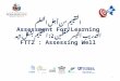1 التقييم من أجل التعلم Assessment For Learning التدريب المُيسر للمعلمين 2: التقييم بشكل جيد FTT2 : Assessing Well