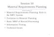 1 Session 10 Material Requirements Planning  lecture session 10 