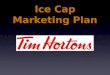 Ice Cap Marketing Plan. Marketing Concept Serving Ice Cap faster - Production change Making Ice Cap affordable - Price Cut
