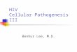 HIV Cellular Pathogenesis III Benhur Lee, M.D.. Adult v. infant (IgG v. IgA) CTL response (MHC tetramers) p24 antigenimia Ab response Viral load