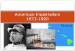 American Imperialism 1872-1920. Leadership American Imperialism Imperialism: Economic and political take over of a weaker nation or territory Why: To