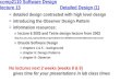 Comp2110 Software Design lecture 13Detailed Design (1)  detailed design contrasted with high level design  introducing the Observer Design Pattern