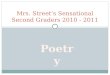 Mrs. Street’s Sensational Second Graders 2010 - 2011