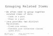 OOP with Java, David J. Barnes Arrays and Further Control Structures1 Grouping Related Items We often need to group together related items of data. –Cards