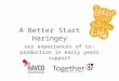A Better Start Haringey our experiences of co-production in early years support