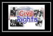 Civil Rights Civil Rights = Providing equality to groups that have historically been subject to discrimination. REASONABLE The question is NOT whether