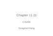 Chapter 11 (I) CIS458 Sungchul Hong. Chapter 11 - Objectives How to use Entity–Relationship (ER) modelling in database design. Basic concepts associated