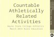 Countable Athletically Related Activities Wayne State College Athletics March 2015 Rules Education 1 Wayne State College Athletic Compliance