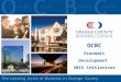 OCBC Economic Development 2015 Initiatives. International Trade Ex-Im Bank Reauthorization John Wayne Airport Port of Entry Designation Forum on Economic