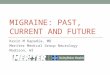 MIGRAINE: PAST, CURRENT AND FUTURE Kevin M Kapadia, MD Meriter Medical Group Neurology Madison, WI
