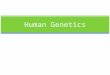 Human Genetics. Heredity The passing-down of traits from parent to child through genes, which are located in chromosomes. Such traits are said to be "inherited."